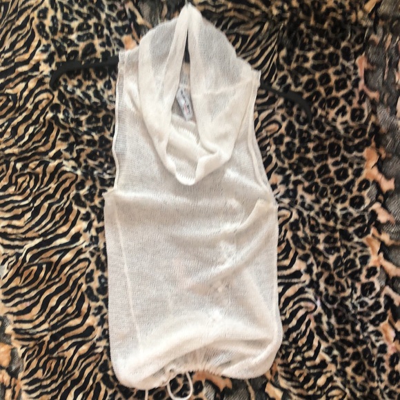 Michael Stars cowl neck sheer knitted top. NWOT: - Picture 5 of 6